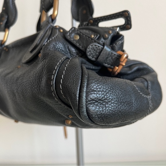 Chloe Paddington Black Leather Bag – Great Condition, Padlock & Key - Picture 5 of 13